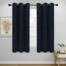 Easy-Going Blackout Curtains for Bedroom, Solid Thermal Insulated Grommet and Noise Reduction Window Drapes, Room Darkening Curtains for Living Room, 2 Panels(42x72 in, Navy) by CozyNest Decor
