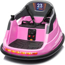 12V Kids Bumper Car, Electric Baby Bumper Car for Toddlers with Remote Control, 3 Speeds - Light Pink by TinyTreasures Baby Boutique