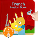 Cali's Books French Nursery Rhymes | New Rechargeable Sound Books | Sound Book for Toddlers 1-3 | Bilingual Books for 1 Year Old | | French Baby Book by TinyTreasures Baby Boutique