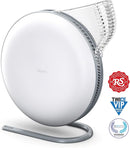 IQAir Atem Desk Air Purifier for Home, Office, Desktop, Small Room up to 150 sq ft, HyperHEPA Filter for Bacteria, Viruses, Allergens, Pets, Asthma, Pollen, Dust, Swiss Design, Made in Germany, White by TinyTreasures Baby Boutique