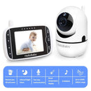 HelloBaby Video Baby Monitor with Remote Camera Pan-Tilt-Zoom, 3.2'' Color LCD Screen, Infrared Night Vision, Temperature Display, Lullaby, Two Way Audio by TinyTreasures Baby Boutique