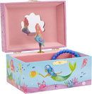 Jewelkeeper Musical Jewelry Box for Girls, Underwater Mermaid Jewelry Boxes, Over The Waves Tune and Spinning Mermaid Doll, Girls Gifts Music Box by TinyTreasures Baby Boutique