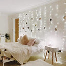 Lighting EVER 594 LED Curtain Lights Cool White, Hanging Fairy String Lights for Bedroom Wall, Indoor Outdoor Backdrop Lights for Wedding, Party, Patio Gazebo (20x10ft, 27 Strings, 9" Apart) by CozyNest Decor