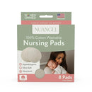 Natural Cotton Washable Nursing Pad, Essential for Newborn Care, Perfect Breast Pads for Leaking Milk, Nipple Pads for Nursing Newborns, Must-Have for Breastfeeding Moms (8 Pads per Package) by TinyTreasures Baby Boutique