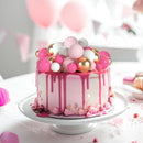 75 Pieces Cake Balls Topper Decorations Foam Cupcake Topper Mini Balloon Cake Topper Balls Cake Picks for Cake Deco Birthday Party Wedding（Rose Pink, Pink, Gold, White） by TinyTreasures Baby Boutique