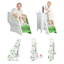 Primlect Space-Saving Potty Training Seat with Ladder, Adjustable Step and Toilet Seat Height, Top Handles for Easy Climbing, Easy to Carry, Portable Toddler Toilet Trainer for Small Bathrooms by TinyTreasures Baby Boutique