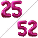 GOER Number 25 Balloons for 25th Birthday Party Decorations,42 Inch Jumbo Foil Helium 52 Balloons for 52nd Birthday Party Decoration (Bright Peach) by TinyTreasures Baby Boutique