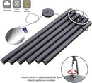 ASTARIN 78 Inch Wind Chimes for Outside with 6 Tubes Tuned Relaxing Melody, Extra Large Wind Chimes Outdoor Deep Tone for Patio, Backyard, Garden, and Outdoor Decor,Black by CozyNest Decor