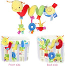 Uonlytech Baby Crib Hanging Rattles Toys, Carseat Toys Hanging Rattles Spiral Stroller Crib Cot Toy Spiral Toy Pram Hanging for Babies Boys and Girls by TinyTreasures Baby Boutique