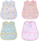 Baby bibs Waterproof Toddler bib - Feeding bib with Pocket for Infant Boy Girl Washable 6-36M by TinyTreasures Baby Boutique