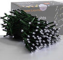 HOME LIGHTING 66ft Christmas Decorative Mini Lights, 200 LED Green Wire Fairy Starry String Lights Plug in, 8 Lighting Modes, for Indoor Outdoor Xmas Tree Wedding Party Decoration (White) by TinyTreasures Baby Boutique