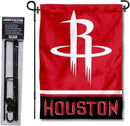 WinCraft Houston Rockets Garden Flag with Stand Holder by GreenHaven Gardens