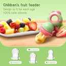 Baby Fruit Food Feeder - Silicone Nibble Tray Combo - Breastmilk Popsicle Mold for Cooling Relief, BPA Free Mesh Feeder for Infant Self Feeding (Dinosaur Green + Pineapple) by TinyTreasures Baby Boutique