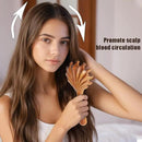 Wooden Trigger Point Massage Tool,Sandalwood Comb Head Massager,Gua Sha Comb Tool for Headache,Back,Neck,Shoulder Relaxation by CozyNest Decor