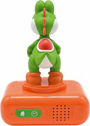 LEXiBOOK, Super Mario, Yoshi Nightlight Alarm Clock, Sounds and Melodies, LCD Backlit Screen, Luminous, Snooze, Red/Green, RL800NI1 by TinyTreasures Baby Boutique