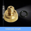 Aopin G 3/16 Brass Misting Nozzles 0.15mm / 0.006" Orifice Atomizing Mister Sprayer Nozzle Suitable For Outdoor Cooling,Garden Irrigation,Fountain, Crop Nutrient Injection, Greenhouse 8 Pcs by GreenHaven Gardens