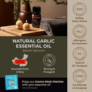 Gya Labs Garlic Essential Oil for Diffuser - 0.34 Fl Oz - 100% Pure Natural Garlic Oil for Skin, Hair, Candle Making Scent by CozyNest Decor