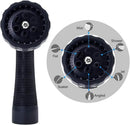 GREEN MOUNT Water Hose Nozzle Spray Nozzle, Metal Garden Hose Nozzle with Adjustable Spray Patterns, Perfect for Watering Plants, Washing Cars and Showering Pets by GreenHaven Gardens