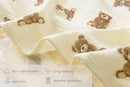 Little Jump Organic Cotton Muslin Baby Lounger Covers, 2 Pack, Soft Removable Slipcovers for Newborn Infant Lounger, for Girls Boys, Coffee Checkered (Teddey Bears & Kakhi) by TinyTreasures Baby Boutique
