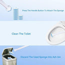 Aimery 100 Counts Blue Disposable Toilet Bowl Cleaning Wand Refills Compatible With Clorox(100,Blue) by CozyNest Decor