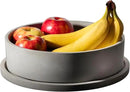 Simon Brothers Concrete Fruit Bowl and Tray Set for Kitchen Counter - Large Decorative Bowls for Home Decor - Modern Key Bowl for Entryway Table - Key Holder and Vanity Tray by CozyNest Decor