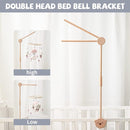 Wooden Crib Mobile Arm | Crib Mobile Holder | Nursery Mobile Hanger Cartoon Bear | Rotatable Height Adjustable Hanging Fits Wide or Thick Railings Baby Shower Gift Nursery Decoration by TinyTreasures Baby Boutique
