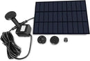 Solar Fountain with Panel Water Pump for Bird Bath Solar Panel Kit Outdoor Fountain for Outdoor Small Pond, Patio Garden and Fish Tank by GreenHaven Gardens