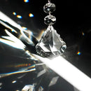 12pcs Crystal Chandelier Maple Leaf Prism Pendant Parts, 76mm Hanging Crystals Beads for Chandelier Wedding Decoration Clear by GreenHaven Gardens