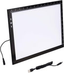 HSK B4/A3s Artist tracing Light Box Copy Table,USB Power Dimmerable 6000 Lux Lock Button Artcraft Light Pad for Tatto Drawing, Sketching, Animation,Diamond Painting by TinyTreasures Baby Boutique
