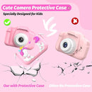 Upgrade Unicorn Kids Camera, Christmas Birthday Gifts for Girls Boys Age 3-12, 1080P HD Selfie Digital Video Camera for Toddlers, Cute Portable Little Girls Boys Gifts Toys for 3 4 5 6 7 8 9 Years Old by TinyTreasures Baby Boutique