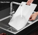 Titanium Cutting Board, 100% Pure Titanium Cutting Boards for Kitchen, Double Sided Food-Grade Chopping Board - Dishwasher Safe Easy to Clean (18"L x 12"W)