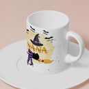 Personalized Witch Mug for Nana - Kids Names, 11 or 15 Oz Coffee Cup - Fall Gift for Her by TinyTreasures Baby Boutique