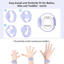 Waterproof Airtag Bracelet Kids,Cute Cartoon Silicone Hidden Airtag Wristband Kids,Anti-Lost Apple Airtag Holder Case for Toddler,Airtag Case Watch Band Tracker for Child-Purple by TinyTreasures Baby Boutique