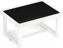 Wooden Step Stool with 500 Pounds, Wide Bed Step Stool for Adults，Wood White Step Stool&Stable Solid Metal Frame for Kitchen, Bedroom, Living Room, Bathroom by TinyTreasures Baby Boutique