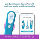Kinsa QuickScan Smart Thermometer - No-Touch, Contactless Digital Forehead Thermometer for Babies, Kids, Adults - Works with a Smartphone App to Track Family Health & Offer Symptom Advice by TinyTreasures Baby Boutique
