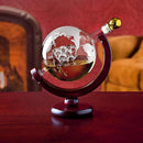 Godinger Whiskey Decanter Globe - for Liquor, Scotch, Bourbon, Vodka or Wine, Gifts for Men Dad - 850ml by CozyNest Decor