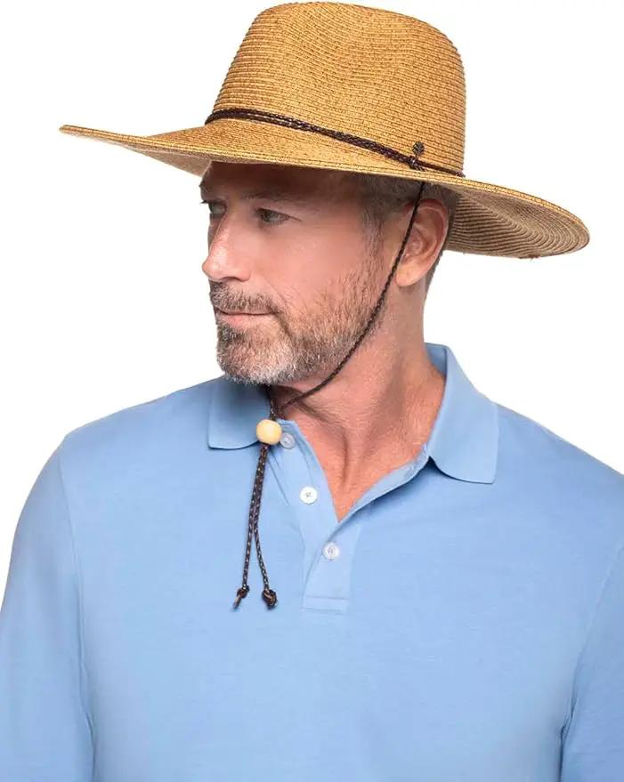 Coolibar UPF 50+ Men's Beach Comber Sun Hat - Sun Protective, photo 3 of 5