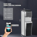 ICEPURE Multi-Function WiFi Water Cooler with Bullet and Crushed/Chewable Ice Maker, 5 Gallon Bottle Bottom Loading, Hot Cold Water Dispenser Built-in Ice Machine Combo, 35lbs/24H, Stainless Steel by CozyNest Decor