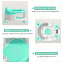 Baby Bath Seat for Babies 6 Months & up, Non-Slip Toddler Bath Seats for Babies Sitting Up, Safe Infant & Newborn Bathtub Chair with 4 Suction Cups & Soft Cushion for Shower,Mint by TinyTreasures Baby Boutique