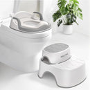Maliton Baby Potty Training Seat with Step Stool, Toddler Toilet Seat for Boys Girls, Anti-Slip Toddler Stool for Bathroom, Kitchen, Toilet Potty Training Set(One Potty Seat+Two Step Stool for Kids) by TinyTreasures Baby Boutique