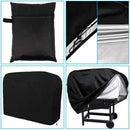 BBQ Grill Cover 32" 36" inch,2 Burner Gas Grill Cover,Outdoor Waterproof Grill Covers,with Adjustable Velcro Strap, Gas Grill Cover Compatible for Weber,Char Broil,Nexgrill Grills,Small Gas BBQ Cover