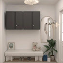 Wall Cabinet Storage,Steel Cabinet with Locking,Metal Storage Cabinet for Home Office,Kitchen by CozyNest Decor