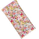 Large Microwave Heating Pad with Flax Seed, Scented or Unscented, Good For Back Pain or Cramps, Moist Heat Therapy or Ice Pack, Microwavable Bean Bag, 6" x 12" (Pink Floral, No Added Herbs) by CozyNest Decor