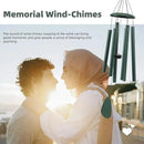 Wind-Chimes-Outdoor-Deep-Tone, Large Soothing Melodic Tones Windchimes, Wind Chimes for Outside, Memorial Wind Chime Best Gift for Mom Women Grandma Neighbors(32" Forest Green Coated Aluminum) by CozyNest Decor