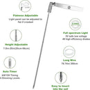 LORDEM Grow Light, Full Spectrum LED Plant Light for Indoor Plants, Height Adjustable Growing Lamp with Auto On/Off Timer 4/8/12H, 4 Dimmable Brightness, Ideal for Small Plants, 3 Packs by GreenHaven Gardens