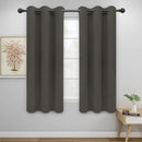 Easy-Going Blackout Curtains for Bedroom, Solid Thermal Insulated Grommet and Noise Reduction Window Drapes, Room Darkening Curtains for Living Room, 2 Panels(42x63 in, Taupe) by CozyNest Decor