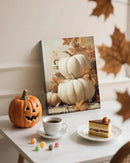 Farmhouse Autumn Pumpkin Wall Art Decor, Rustic Fall Canvas Prints Framed for Living Room Kitchen Dining Room, Thanksgiving Decorations and Cozy Fall Wall Art Picture, Ready to Hang by CozyNest Decor