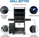 Napoleon Rogue 425 Propane Gas Grill, Black, Durable 3-Burner BBQ by GreenHaven Gardens