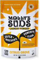 Molly's Suds Original Laundry Detergent Powder | Clean Laundry Detergent Powder for Sensitive Skin | Simple, Effective Ingredients, Stain Fighting | 120 Loads (Citrus Grove) by CozyNest Decor