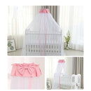 CdyBox Breathable Crib Netting Bed Curtains Canopy for Kids Mosquito Net Bedroom Decor (Pink, Mosquito net) by TinyTreasures Baby Boutique